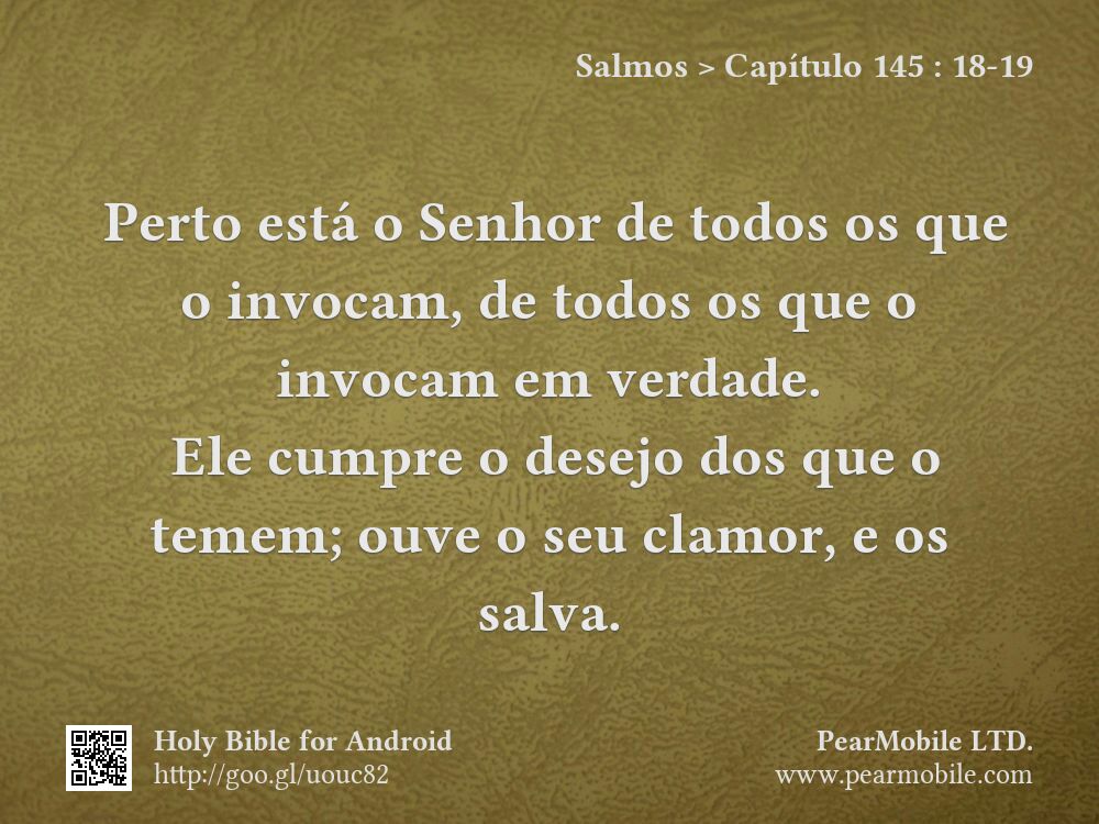Salmos, Capítulo 145:18-19